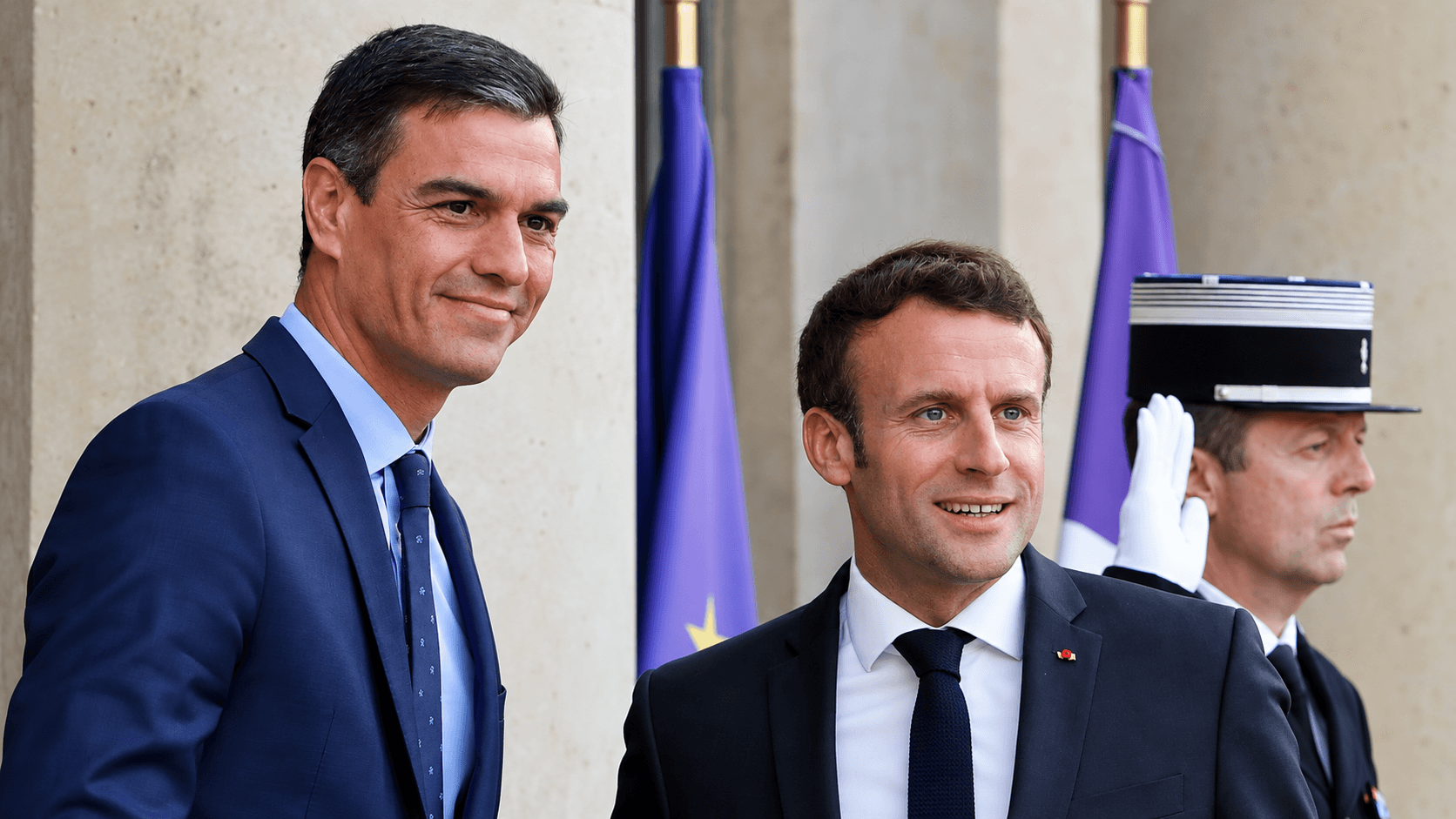 Macron e Sánchez